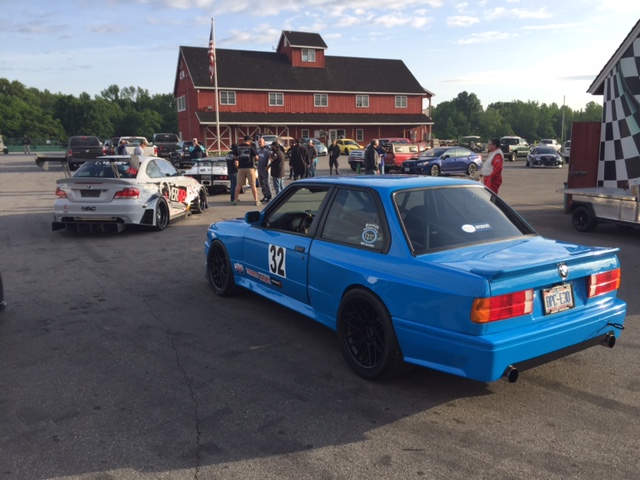 Lining up for the Grassroots Motorsports Magazine cover photo shoot.