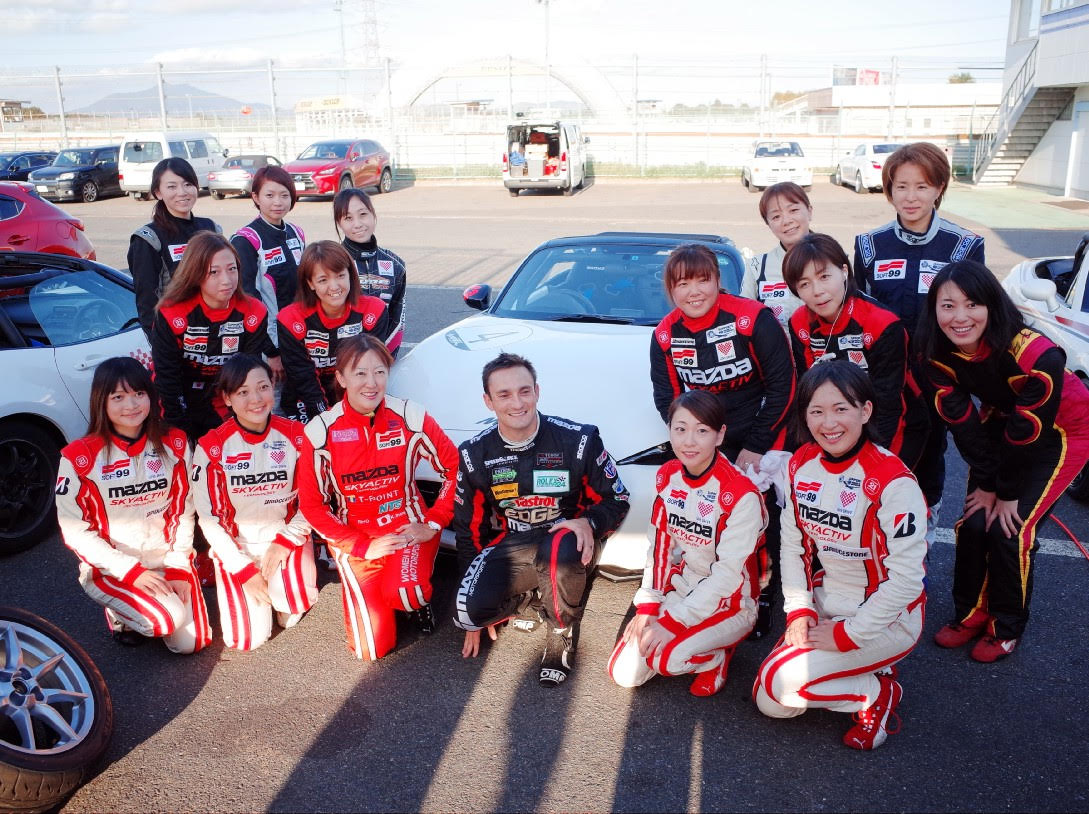 Keiko's Women in Motorsport team.  