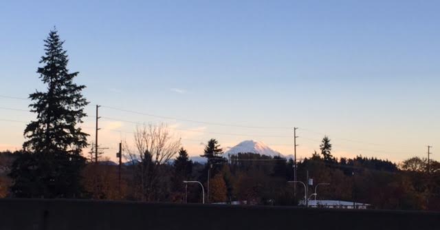 Spotted! Mount Ranier... Amazing!