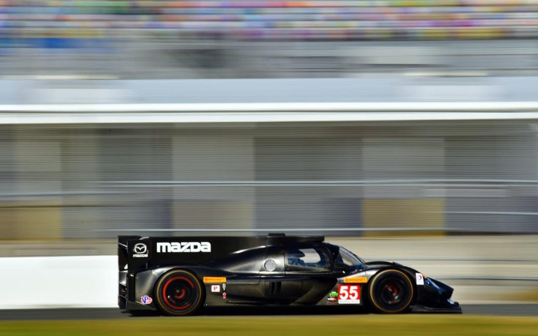 First Daytona Test in the Mazda RT24P