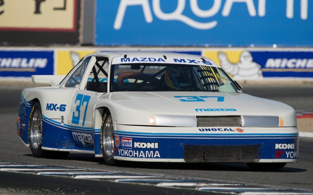 Driving the Mazda MX-6 GTU at the Monterey Historics