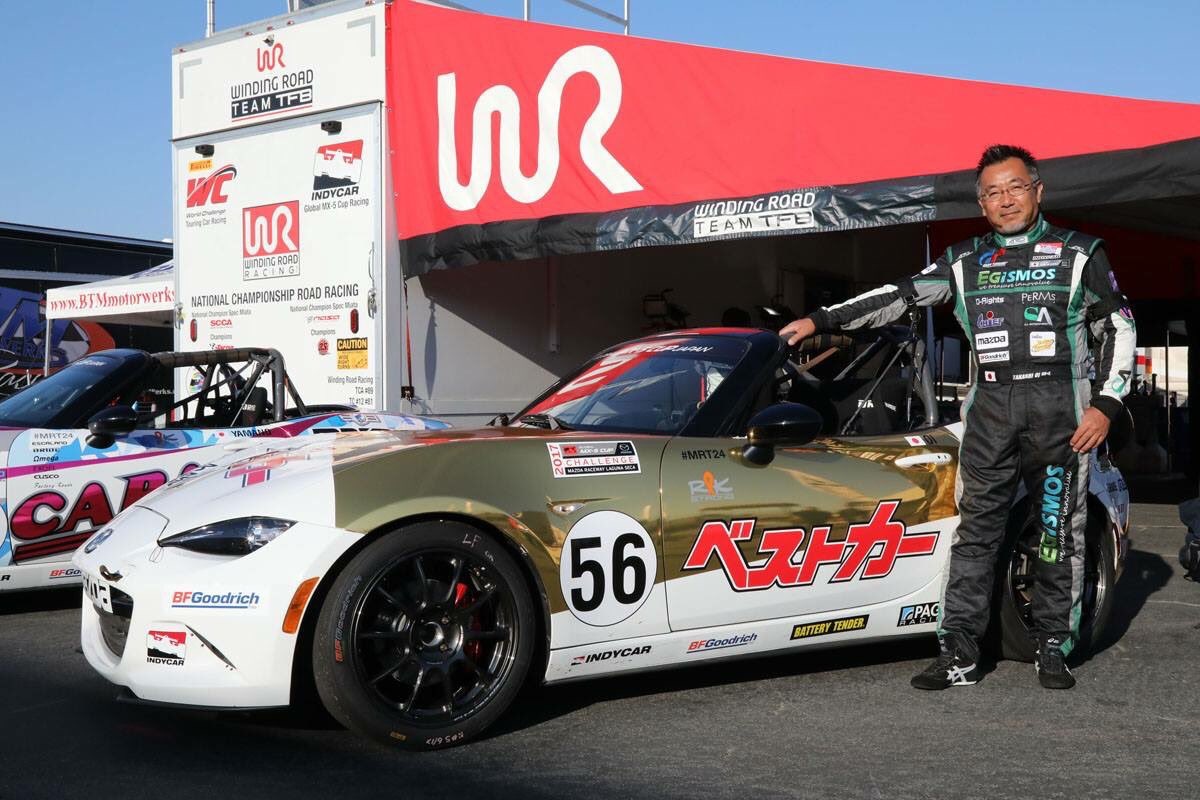 The two Japanese drivers had their cars in matching livery to how they ran in the series overseas. 