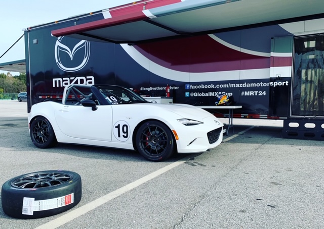 The 2019 Global MX-5 car at our test day.