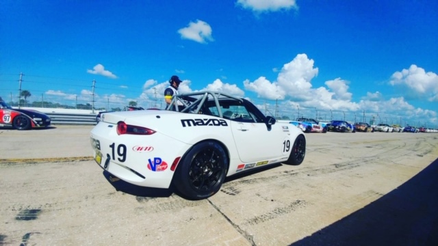 We continued testing and development of the 2019 Global MX-5 package at Sebring.