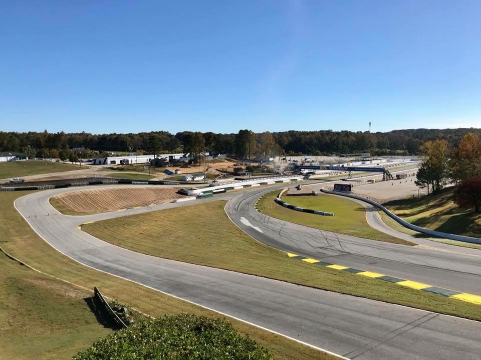 The Road Atlanta tower has been torn down to make way for a new one. Turn 12 looks so different!