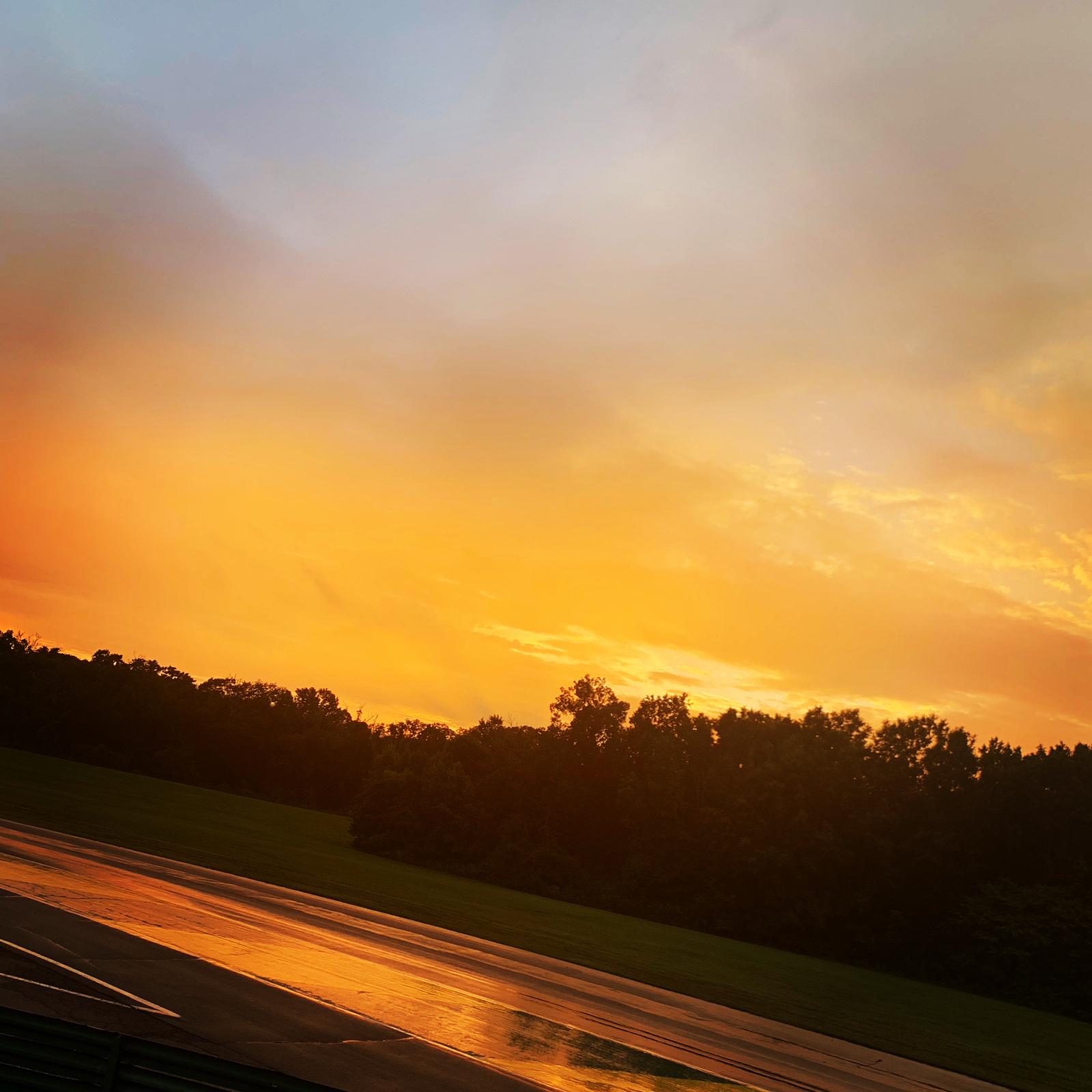 We had beautiful weather at VIR, albeit HOT all week, with the occasional evening shower.