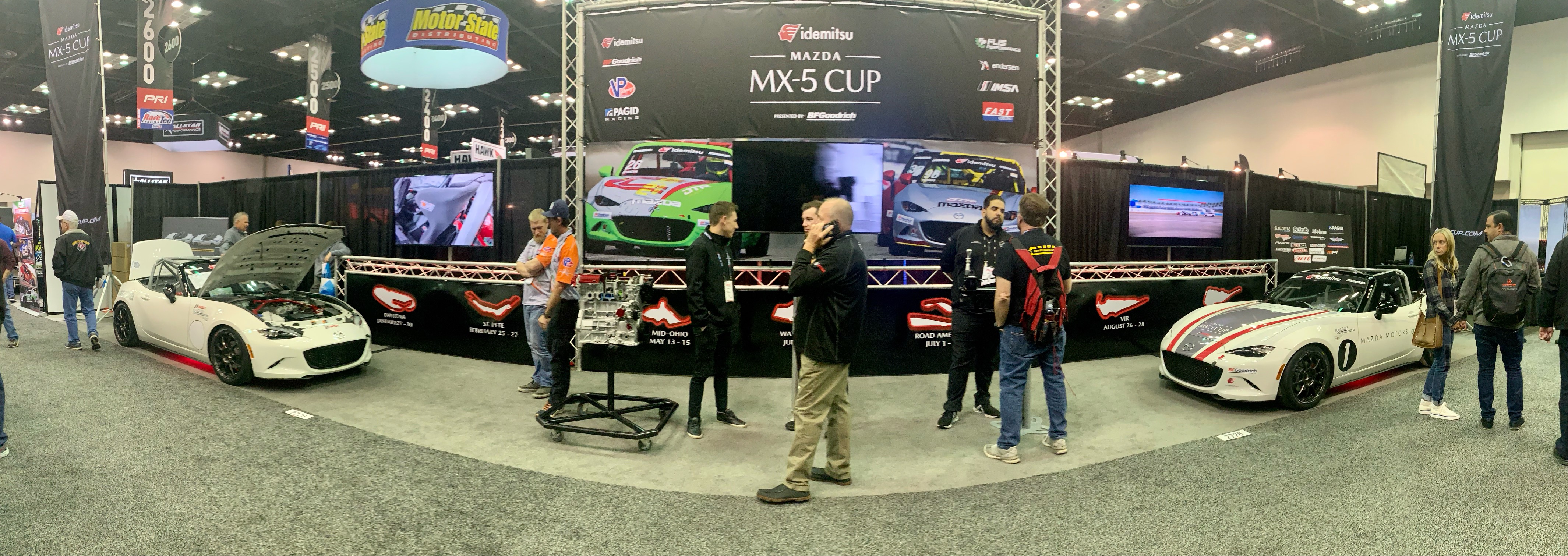 MX-5 Cup had quite the display at PRI this year!
