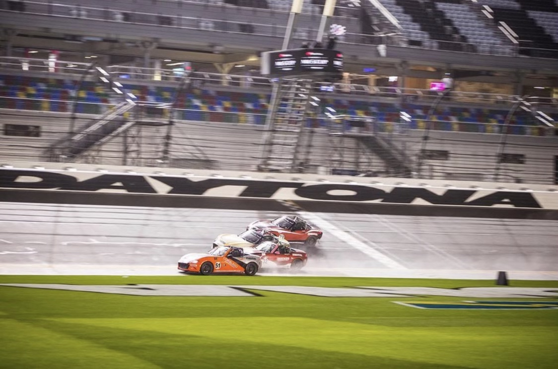 Mazda MX-5 Cup had their season opener at Daytona, as well, and I still have an active role with the series in race control. As expected, the racing was exciting and included a nail-biter finish in race one, with the leaders going four-wide across the line, at night, in the rain! 