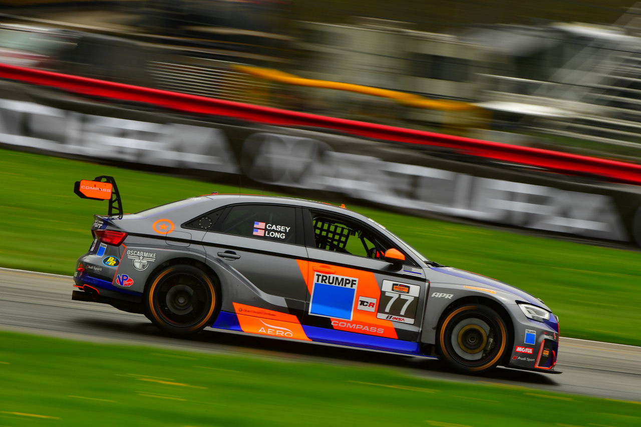 Mid-Ohio on the way to the 2018 IMSA points championship in the TCR class.