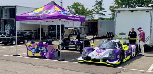Having the support of Racing to End Alzheimers is truly a worthy cause to go racing, raising funding and awareness.