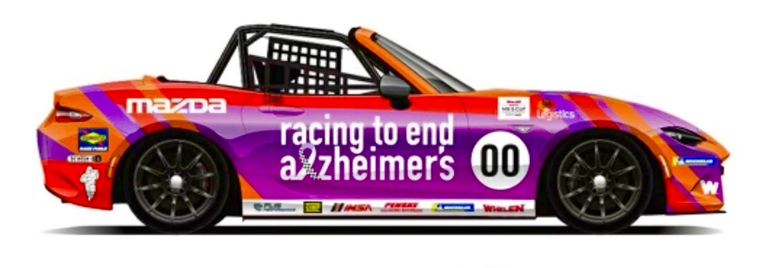 You can catch the brightly colored #54 R2EAlz MX- 5 Cup car under the lights Thursday night at Martinsville!