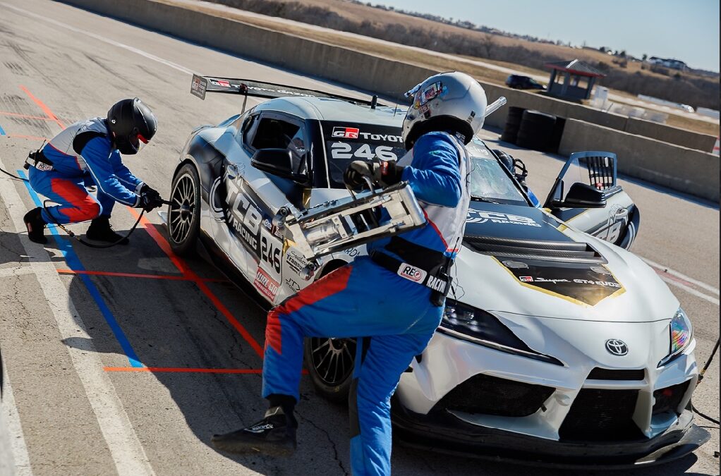 On the Podium at a New Texas Track